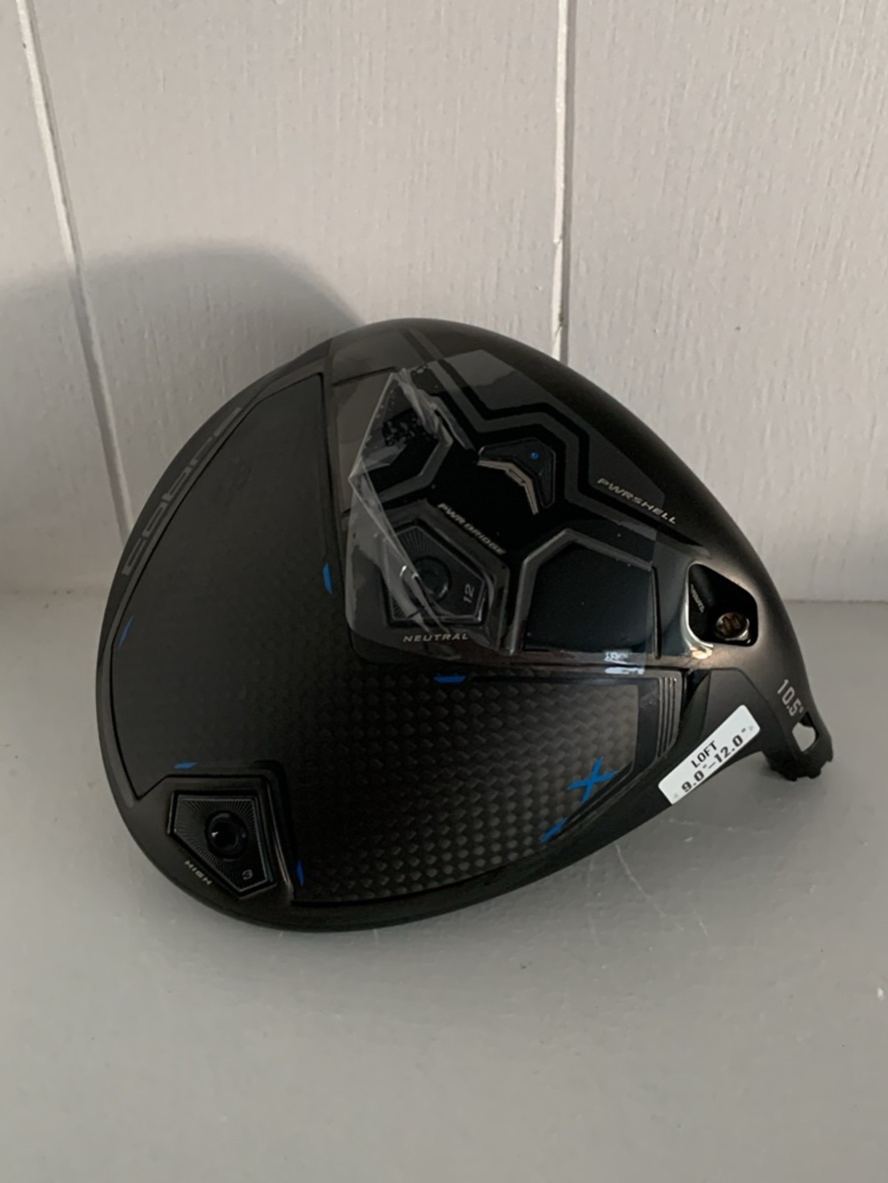 Cobra Darkspeed x Driver Golf Head - Black with Blue Accents 10.5. RH